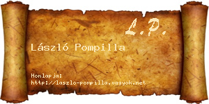 László Pompilla névjegykártya